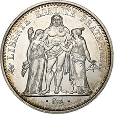 Francja, 10 Francs, Hercule, 1971, Paris, Srebro, MS(60-62), KM:932