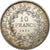 Francja, 10 Francs, Hercule, 1971, Paris, Srebro, MS(60-62), KM:932
