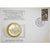 Danemark, Médaille + Timbre, Asso. Int. des Receveurs de la Poste, 1976, Argent