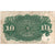 États-Unis, 10 Cents, 1863, TB