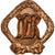 Niemcy, Broche, DDR, Mosiądz, AU(55-58)