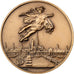Francia, medalla, Aéroport de Rouen, Vallée de Seine, 1991, Bronce, EBC