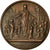 Francia, medalla, Université de France, Académie de Douai, 1839, Rogat, MBC+
