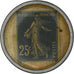 Moneta, Francia, Timbre-Monnaie, Crédit Lyonnais, Paris, 25 Centimes, BB+